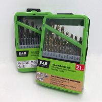 Assorted  Metal & Wood Titanium Professional Drill Bit (21 Pc Multipack) Recyclable Exchangeable